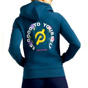 - Peloton Ultimate Zip Up Hooded Sweatshirt New